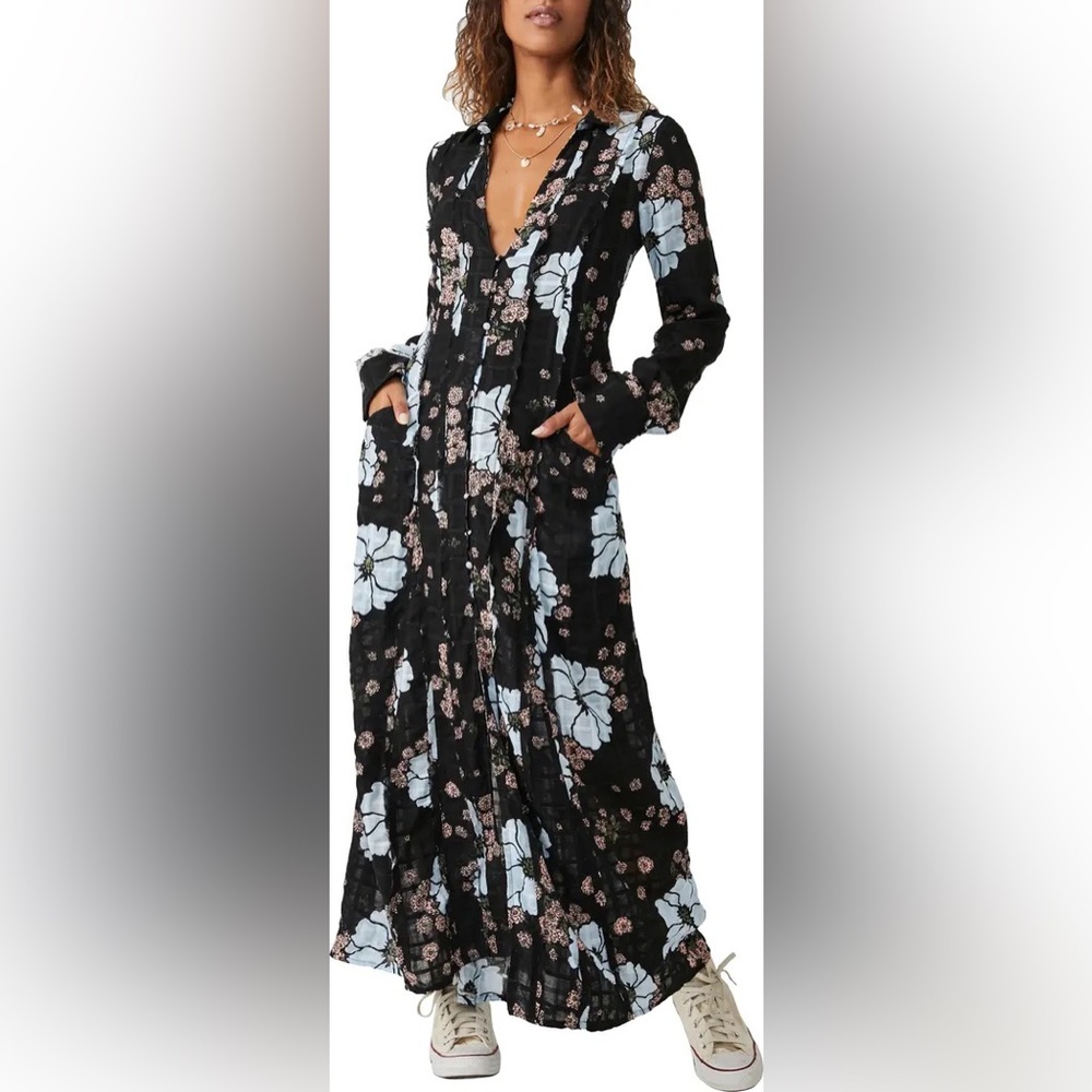Free People Back At It Maxi Dress